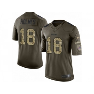 Youth Nike Buffalo Bills #18 Andre Holmes Limited Green Salute to Service NFL Jersey