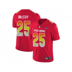 Youth Nike Buffalo Bills #25 LeSean McCoy Red Stitched NFL Limited AFC 2018 Pro Bowl Jersey