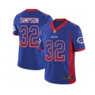 Youth Nike Buffalo Bills #32 O. J. Simpson Limited Royal Blue Rush Drift Fashion NFL Jersey