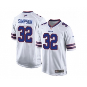 Youth Nike Buffalo Bills #32 O. J. Simpson White Stitched NFL New Jersey