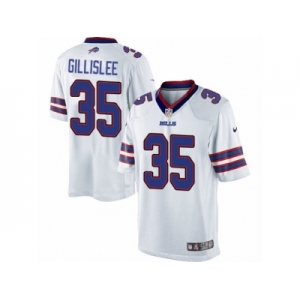 Youth Nike Buffalo Bills #35 Mike Gillislee Limited White NFL Jersey