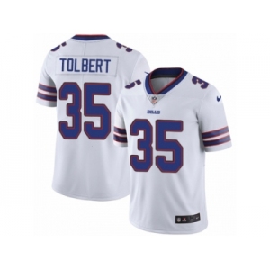 Youth Nike Buffalo Bills #35 Mike Tolbert Vapor Untouchable Limited White NFL Jersey