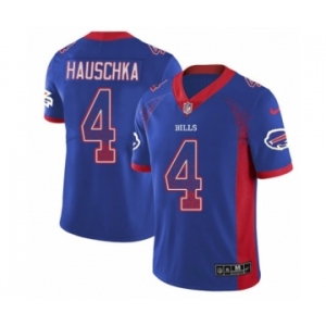 Youth Nike Buffalo Bills #4 Stephen Hauschka Limited Royal Blue Rush Drift Fashion NFL Jersey