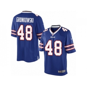 Youth Nike Buffalo Bills #48 Glenn Gronkowski Limited Royal Blue Team Color NFL Jersey