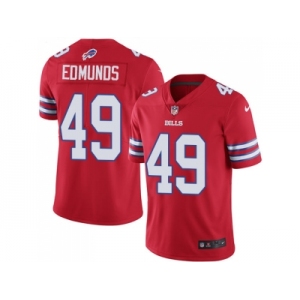 Youth Nike Buffalo Bills #49 Tremaine Edmunds Red Stitched NFL Limited Rush Jersey