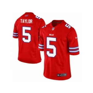 Youth Nike Buffalo Bills #5 Tyrod Taylor Limited Red Rush NFL Jersey