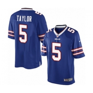 Youth Nike Buffalo Bills #5 Tyrod Taylor Royal Blue Team Color NFL Jersey