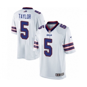 Youth Nike Buffalo Bills #5 Tyrod Taylor White NFL Jersey