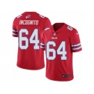 Youth Nike Buffalo Bills #64 Richie Incognito Limited Red Rush NFL Jersey