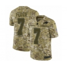 Youth Nike Buffalo Bills #7 Doug Flutie Limited Camo 2018 Salute to Service NFL Jersey