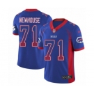 Youth Nike Buffalo Bills #71 Marshall Newhouse Limited Royal Blue Rush Drift Fashion NFL Jersey