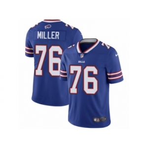 Youth Nike Buffalo Bills #76 John Miller Vapor Untouchable Limited Royal Blue Team Color NFL Jersey