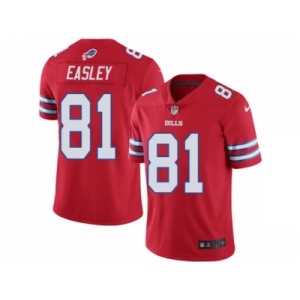 Youth Nike Buffalo Bills #81 Marcus Easley Limited Red Rush NFL Jersey