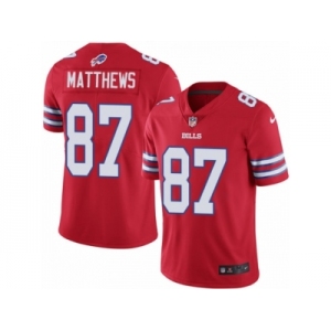 Youth Nike Buffalo Bills #87 Jordan Matthews Limited Red Rush Vapor Untouchable NFL Jersey