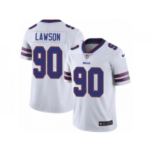 Youth Nike Buffalo Bills #90 Shaq Lawson Vapor Untouchable Limited White NFL Jersey