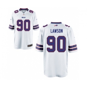 Youth Nike Buffalo Bills #90 Shaq Lawson White NFL Jersey