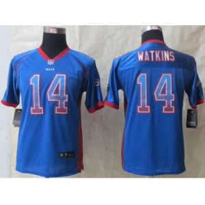 nike youth nfl jerseys Buffalo Bills #14 Watkins blue[Elite drift fashion]