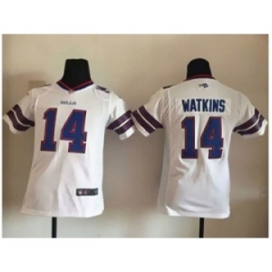 nike youth nfl jerseys buffalo bills #14 watkins white[nike][watkins]