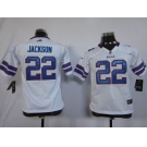 nike youth nfl jerseys buffalo bills #22 jackson white[nike]