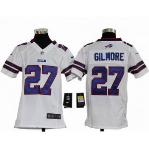 nike youth nfl jerseys buffalo bills #27 gilmore white[nike]