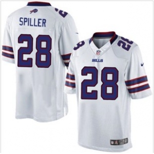 nike youth nfl jerseys buffalo bills #28 spiller white[nike limited]