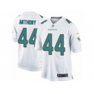 Men Nike Miami Dolphins #44 Stephone Anthony Game White NFL Jersey