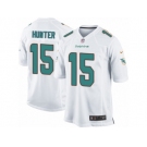 Men's Nike Miami Dolphins #15 Justin Hunter Game White NFL Jersey