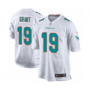 Men's Nike Miami Dolphins #19 Jakeem Grant Game White NFL Jersey