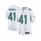 Men's Nike Miami Dolphins #41 Byron Maxwell Game White NFL Jersey