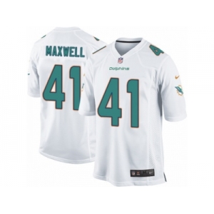 Men's Nike Miami Dolphins #41 Byron Maxwell Game White NFL Jersey