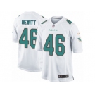 Men's Nike Miami Dolphins #46 Neville Hewitt Game White NFL Jersey