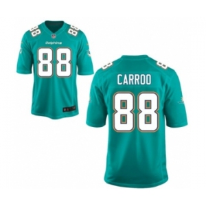 Men's Nike Miami Dolphins #88 Leonte Carroo Game Green Team Color NFL Jersey