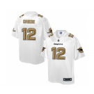 nike nfl jerseys miami dolphins #12 griese Pro Line White[game]