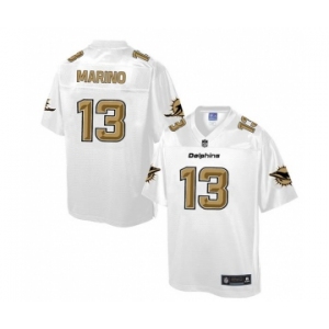 nike nfl jerseys miami dolphins #13 marino Pro Line White[game]