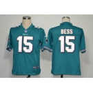 nike nfl jerseys miami dolphins #15 davone bess green[game]