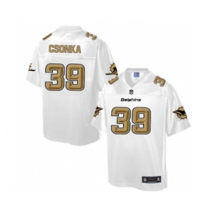 nike nfl jerseys miami dolphins #39 csonka Pro Line White[game]