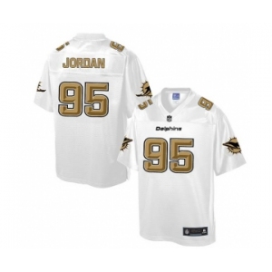 nike nfl jerseys miami dolphins #95 jordan Pro Line White[game]
