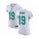 Men's Nike Miami Dolphins #19 Jakeem Grant White Vapor Untouchable Elite Player NFL Jersey