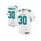 Men's Nike Miami Dolphins #30 Cordrea Tankersley Elite White NFL Jersey