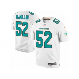 Men's Nike Miami Dolphins #52 Raekwon McMillan Elite White NFL Jersey
