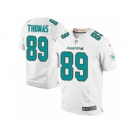 Men's Nike Miami Dolphins #89 Julius Thomas Elite White NFL Jersey