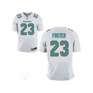 Mne Miami Dolphins #23 Adrian Foster Aqua White Elite Jersey