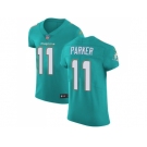 Nike Miami Dolphins #11 DeVante Parker Aqua Green Team Color Men Stitched NFL Vapor Untouchable Elite Jersey