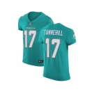 Nike Miami Dolphins #17 Ryan Tannehill Aqua Green Team Color Men Stitched NFL Vapor Untouchable Elite Jersey