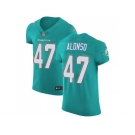 Nike Miami Dolphins #47 Kiko Alonso Aqua Green Team Color Men Stitched NFL Vapor Untouchable Elite Jersey