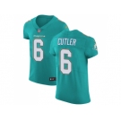 Nike Miami Dolphins #6 Jay Cutler Aqua Green Team Color Men Stitched NFL Vapor Untouchable Elite Jersey