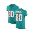 Nike Miami Dolphins #80 Danny Amendola Aqua Green Team Color Men Stitched NFL Vapor Untouchable Elite Jersey