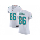 Nike Miami Dolphins #86 Mike Gesicki White Men Stitched NFL Vapor Untouchable Elite Jersey