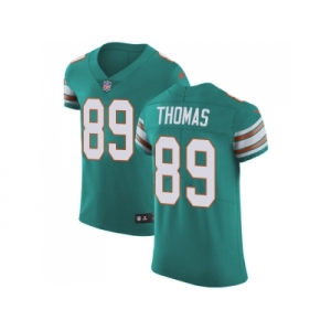 Nike Miami Dolphins #89 Julius Thomas Aqua Green Alternate Men Stitched NFL Vapor Untouchable Elite Jersey