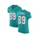 Nike Miami Dolphins #89 Julius Thomas Aqua Green Team Color Men Stitched NFL Vapor Untouchable Elite Jersey